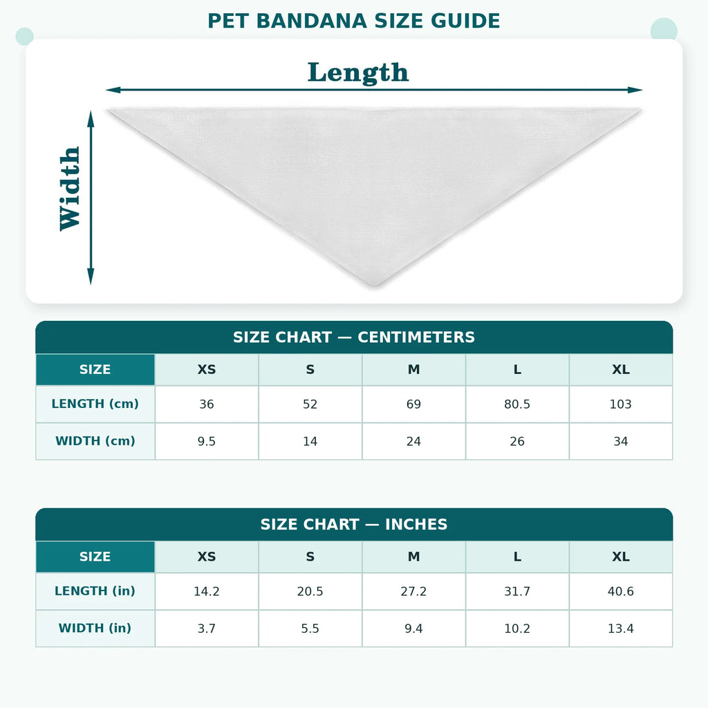 Bandana personnalisé pour chien – Foulard triangle avec texte, photo ou logo | Toutes tailles