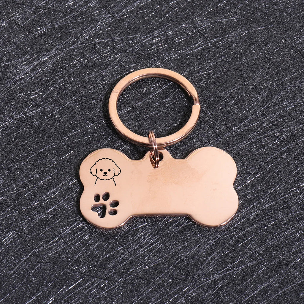 Médaille d'identification personnalisée pour chien et chat