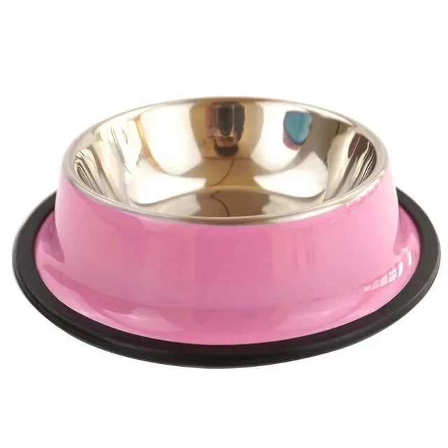 Gamelle personnalisée en inox pour chien – Prénom gravé | XS à XXL