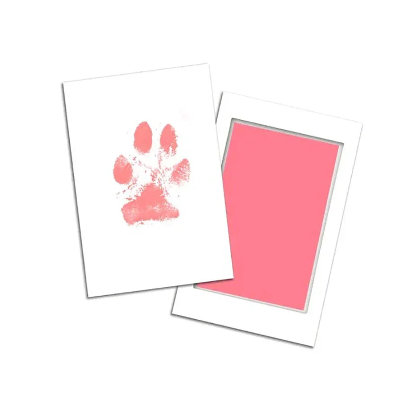 Kit d'empreinte de patte sans encre – Tampon non toxique pour chien et chat | Souvenir propre et facile