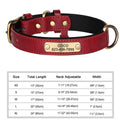 Collier en cuir personnalisé avec gravure pour chien