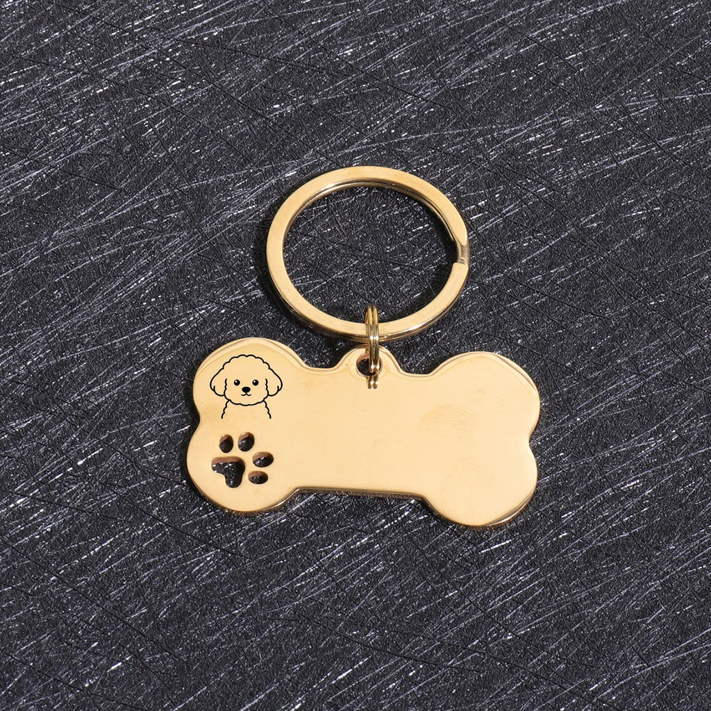 Médaille d'identification personnalisée pour chien et chat