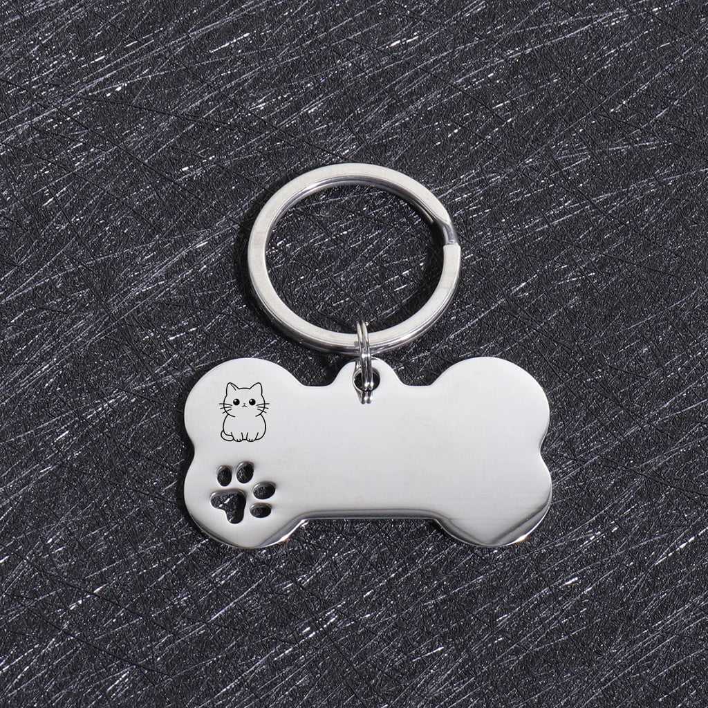 Médaille d'identification personnalisée pour chien et chat
