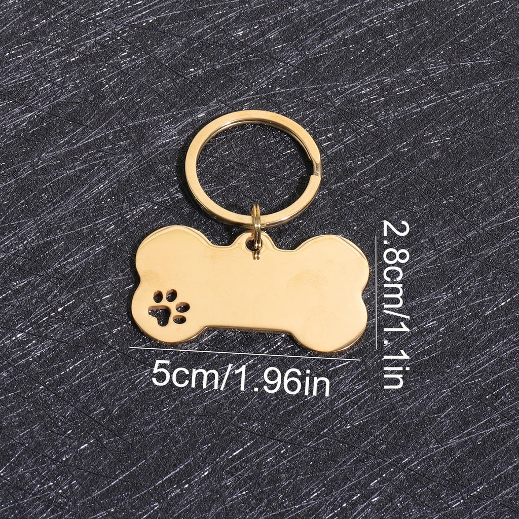 Médaille d'identification personnalisée pour chien et chat