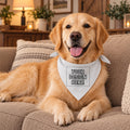 Bandana personnalisé pour chien – Foulard triangle avec texte, photo ou logo | Toutes tailles