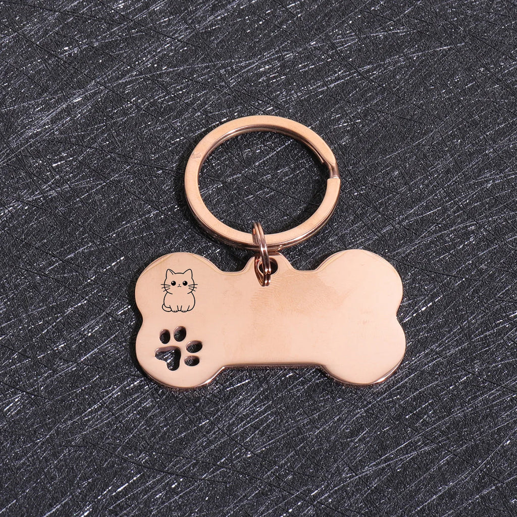 Médaille d'identification personnalisée pour chien et chat