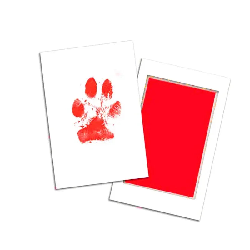 Kit d'empreinte de patte sans encre – Tampon non toxique pour chien et chat | Souvenir propre et facile