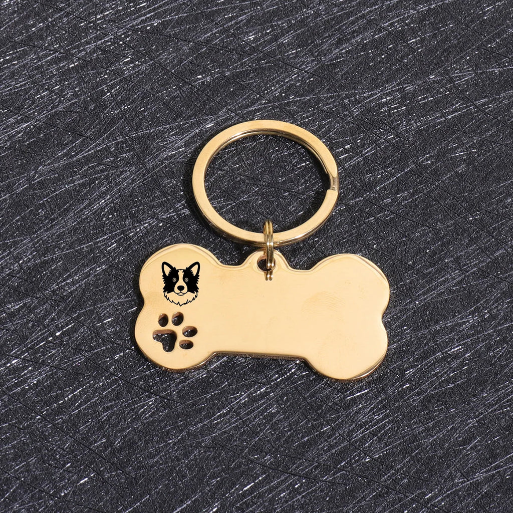 Médaille d'identification personnalisée pour chien et chat