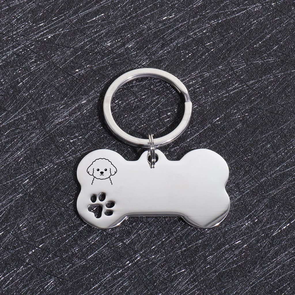 Médaille d'identification personnalisée pour chien et chat