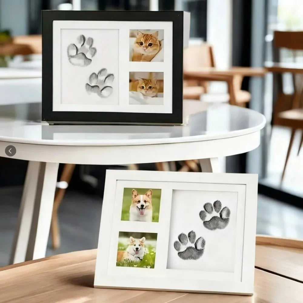 Kit DIY Empreinte de Patte – Moule en Argile et Cadre Photo | Souvenir pour Chien et Chat